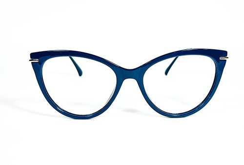 montura vintage azul hermosa gafas online