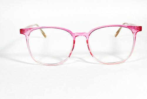 marco en acetato rosa para mujer liviano gafas online